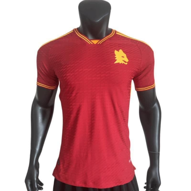 image-Roma 23/24 Home Football Jersey - Player Version Print Custom Uniform (65 characters)