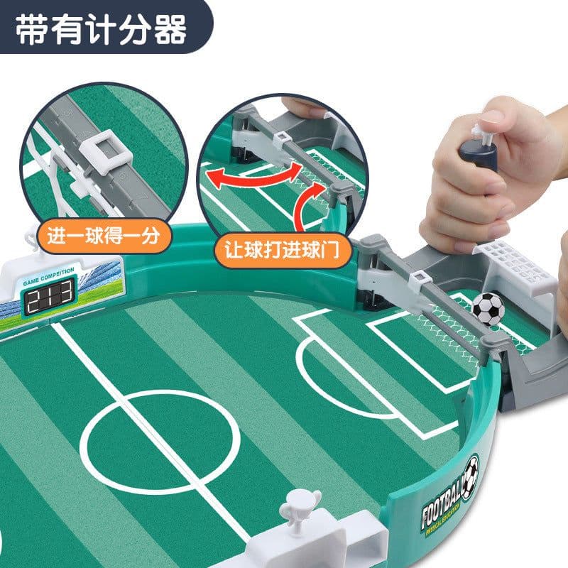 image-New Desktop Football Game Children's Puzzle Handheld Battle Machine Parent-child Double Board Game Large Football Field Toy