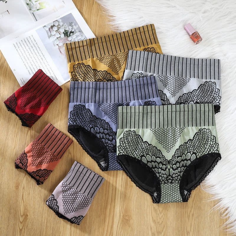 image-Seamless High-Waist Thong - Nylon Graphene Cotton Crotch
