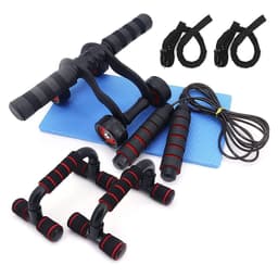 image-LEATOU Ab Wheel 7-Piece Indoor Fitness Equipment Set - LT-TZ32