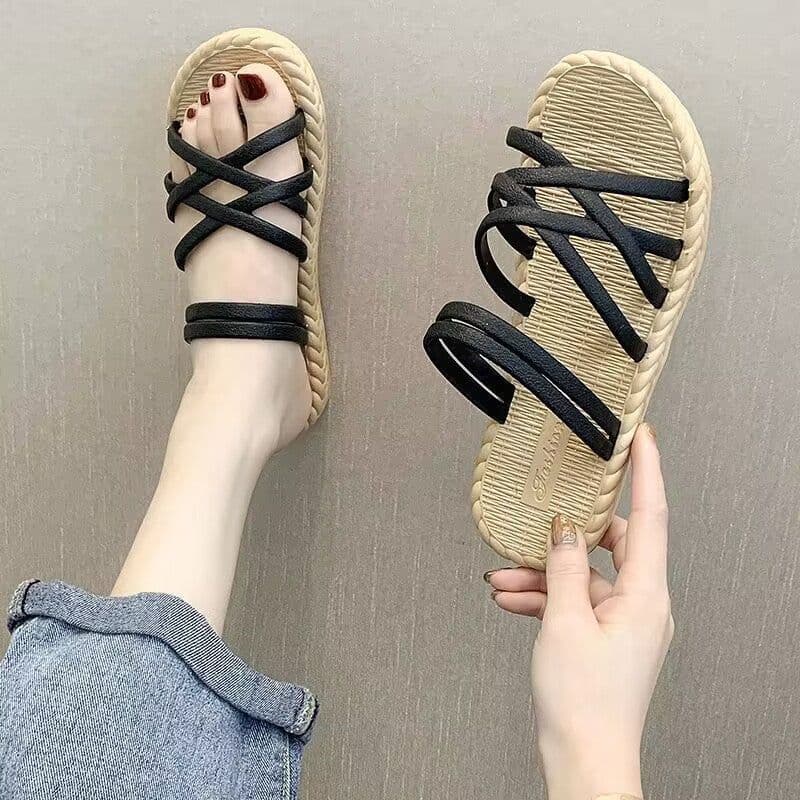 image-Guangdong Lisheng Cartoon Slippers - Unisex Summer Non-Slip Flip Flops 44-45