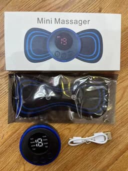 image-Portable Microcurrent Neck Massager - EMS Shoulder & Neck Patch YCY-301