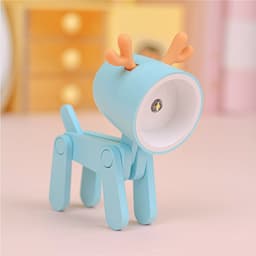 image-LED Night Light Pet Decoration Mini Phone Holder - Orange