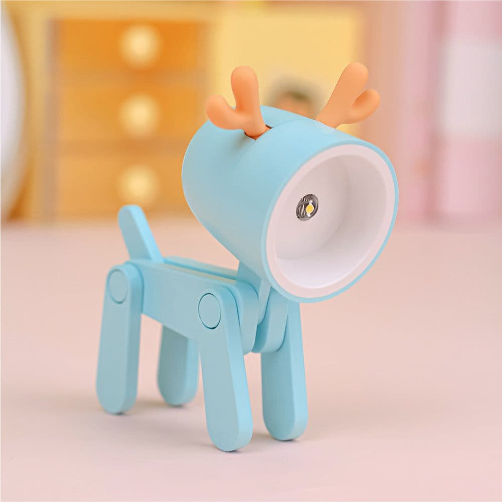 image-LED Night Light Pet Decoration Mini Phone Holder - Orange