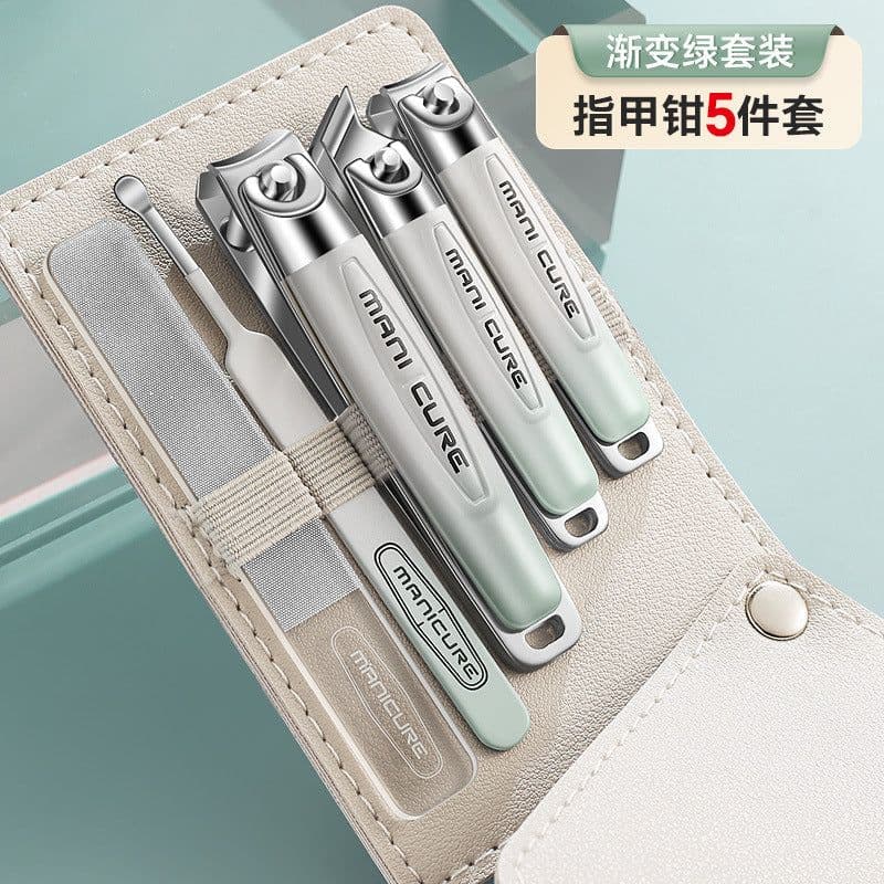 image-New Stainless Steel Nail Clippers Set - Manicure Pedicure