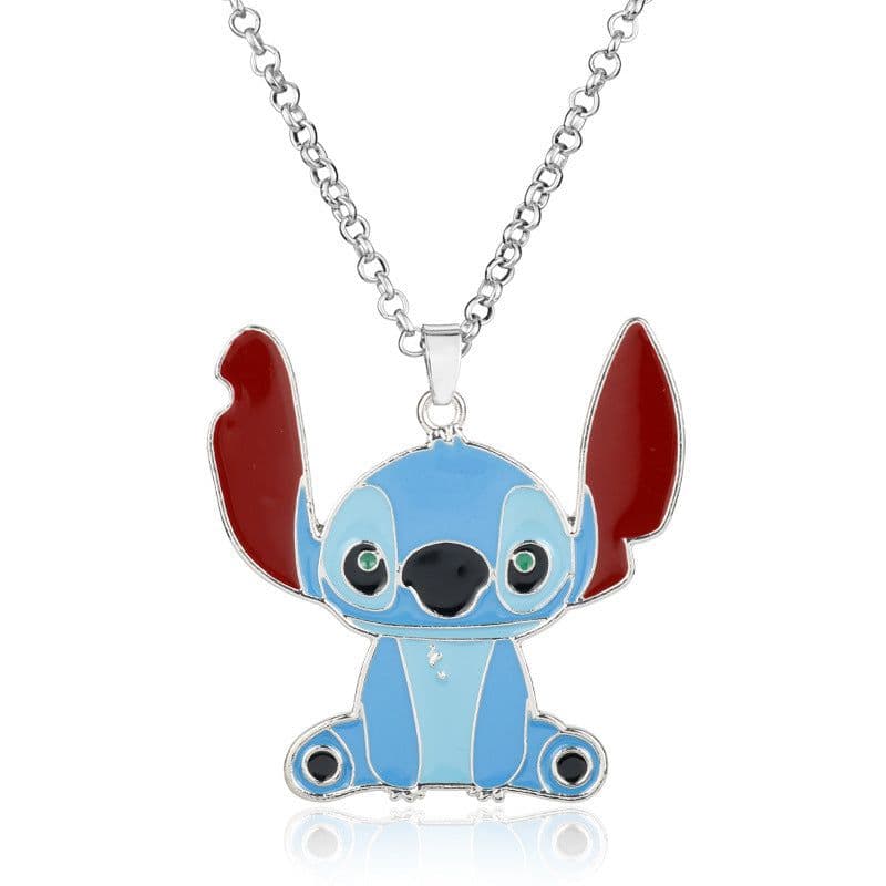image-Lilo & Stitch Alloy Keychain Pendant - Cute Zinc Alloy Gift
