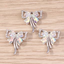 image-Bowknot DIY Jewelry Accessories - 5 Pack Alloy Pendants