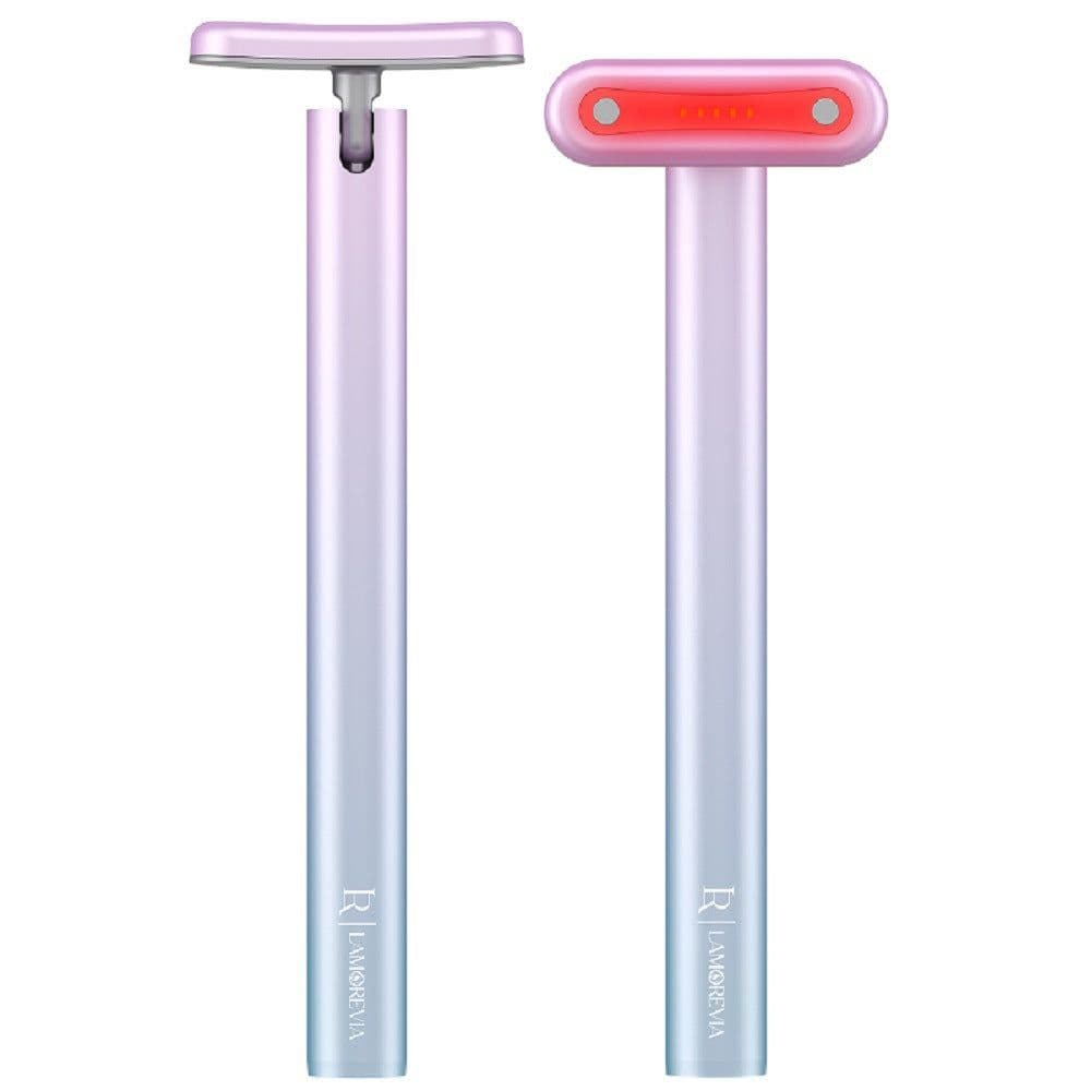 image-LAMOREVIA SolaWave EMS Micro-Current Wand, Rotatable Vibration Face & Neck Massager