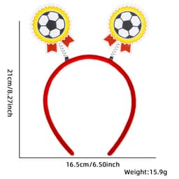 image-Football Headband Party Decoration - Non-woven Fans Cheer Props