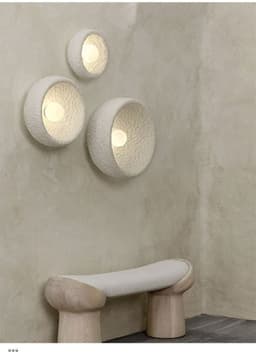 image-Japanese Wabi-Sabi Retro Wall Lamp Zen 32CM LED Resin