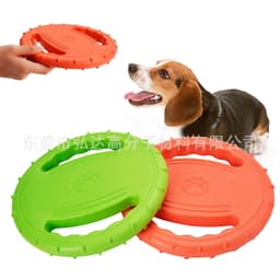image-Red EVA Frisbee for Dog Training - 160g Bite-Resistant Toy