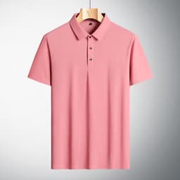 image-Men's Urban Casual Short-Sleeved Polo T-Shirt - Large