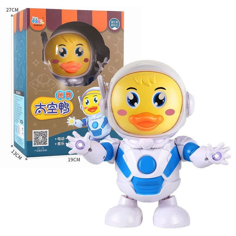 image-Texi Talking Dancing Robot Duck Toy for Kids - Blue