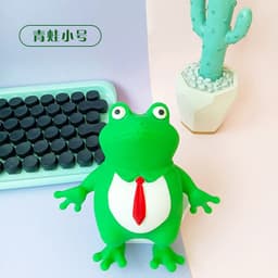 image-New decompression vent toy frog brother frog prince TPR sand pinch music creative gift spot wholesale