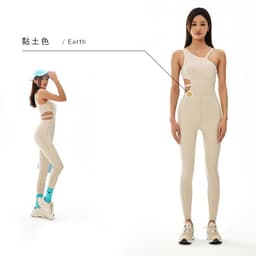 image-Hot sale in Europe and the United States new sexy beautiful back one-piece yoga suit showing buttocks quick-drying breathable fitness clothes buttocks one-piece suit for women