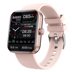 image-Smart Bracelet Heart Rate BP Monitor, Gold, Sports Gift, Blood Oxygen, Silica Gel