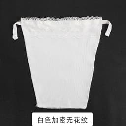 image-Lace Bralette Triangle Cup - White Anti-Light
