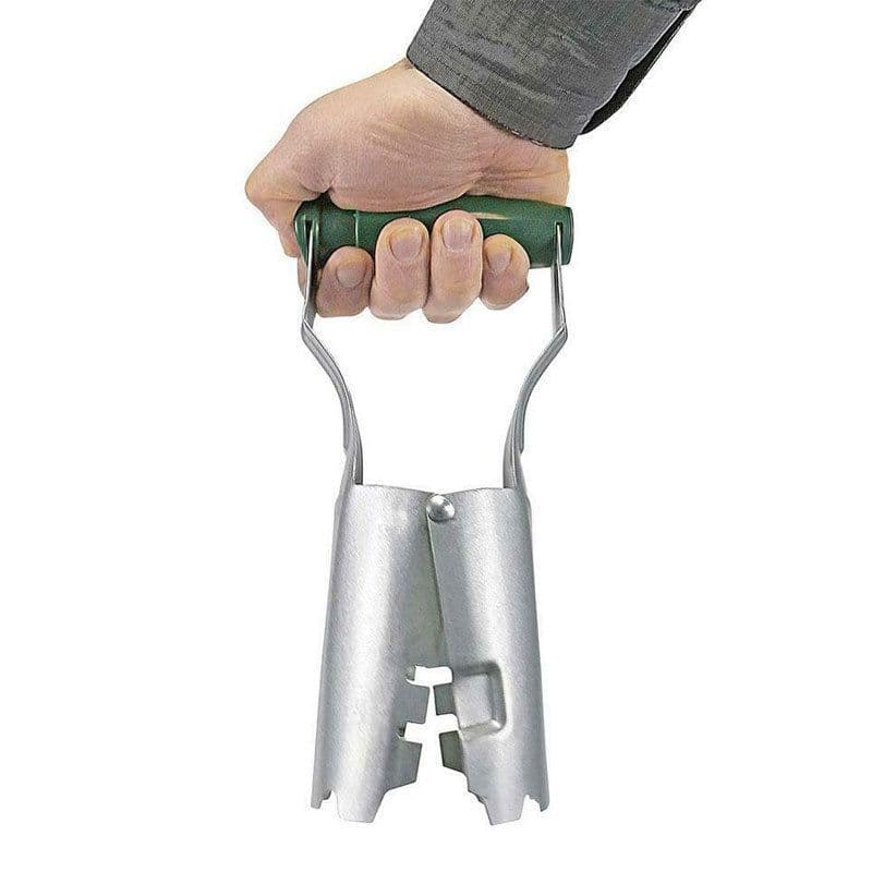 image-MYIDEAL Seedling Dibber Stainless Steel Wooden Handle