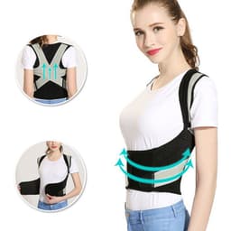 image-Posture Corrector Belt - Black XS Adult