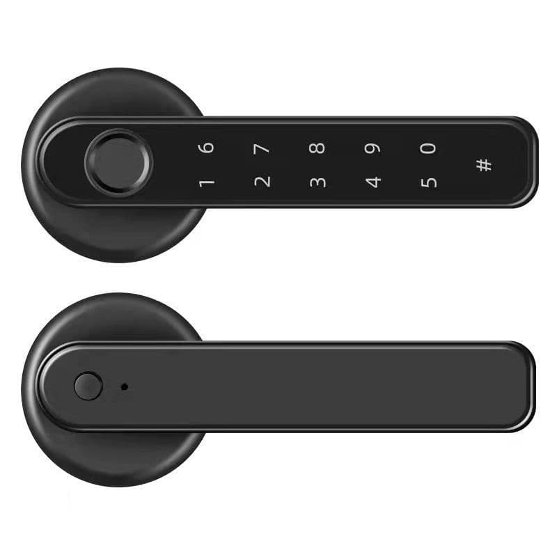image-Tuya Bluetooth Smart Lock with Fingerprint & Glass Password for Doors