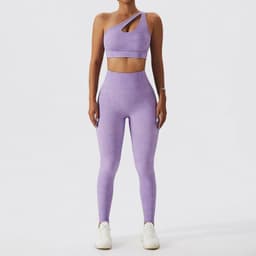 image-High-end Yoga Sports Vest & Pants - Women's Moisture Wicking Suit