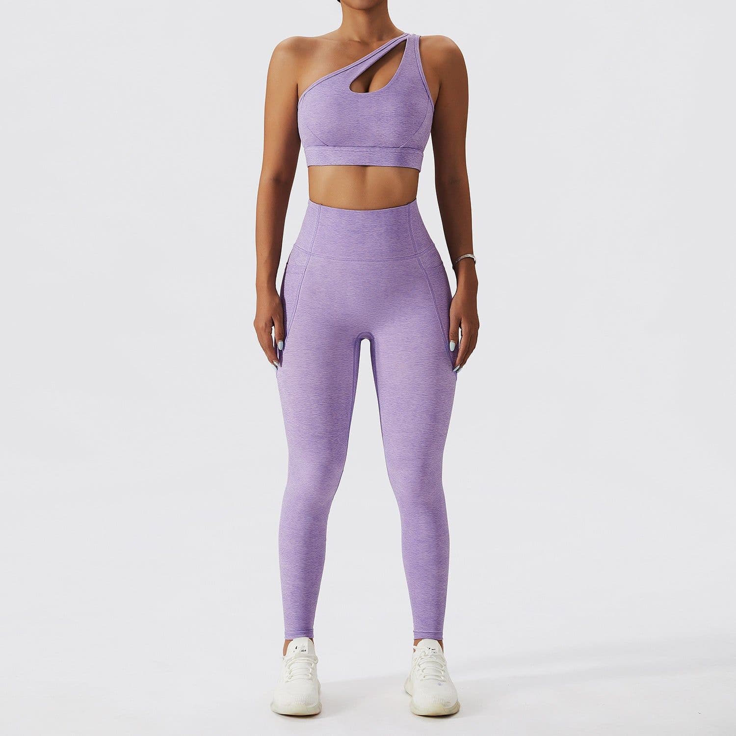image-High-end Yoga Sports Vest & Pants - Women's Moisture Wicking Suit