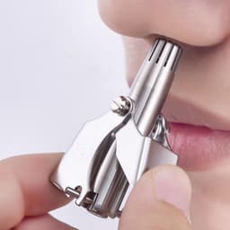 image-Leite Nose Hair Scissors - Metal Manual Washable