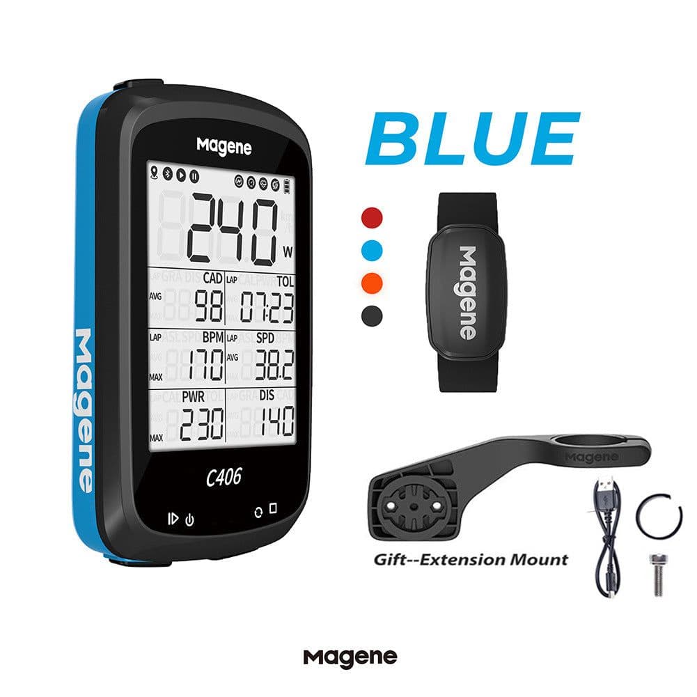 image-Magene C406 Waterproof GPS Mountain Bike - Wireless Smart Code