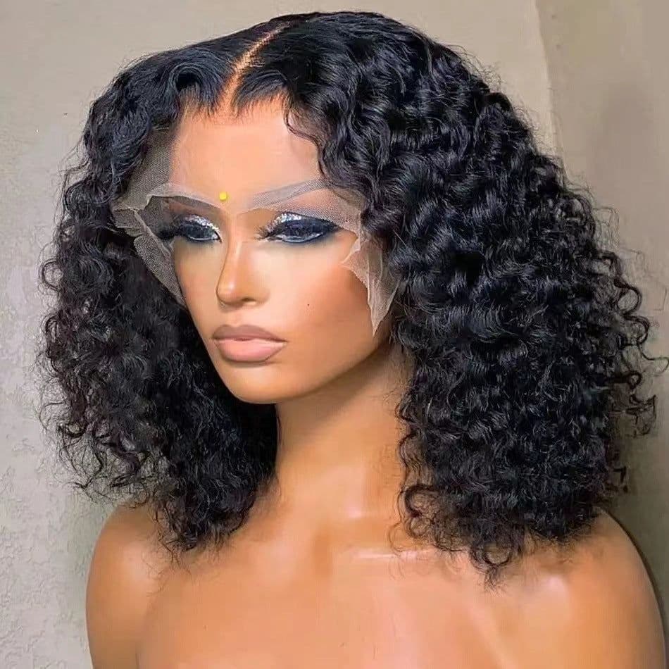 image-2024 Curly Lace Wig B1080 30" Natural Lifelike