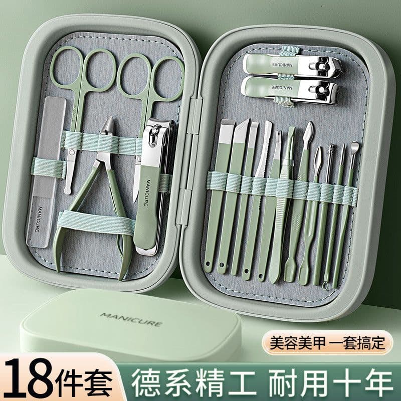 image-New Stainless Steel Nail Clippers Set - Manicure Pedicure