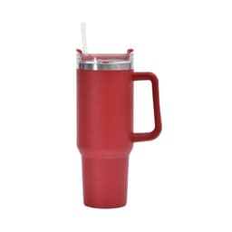 image-Qihao 40oz Stainless Steel Vacuum Insulated Car Cup - Dark Blue, 30oz Capacity