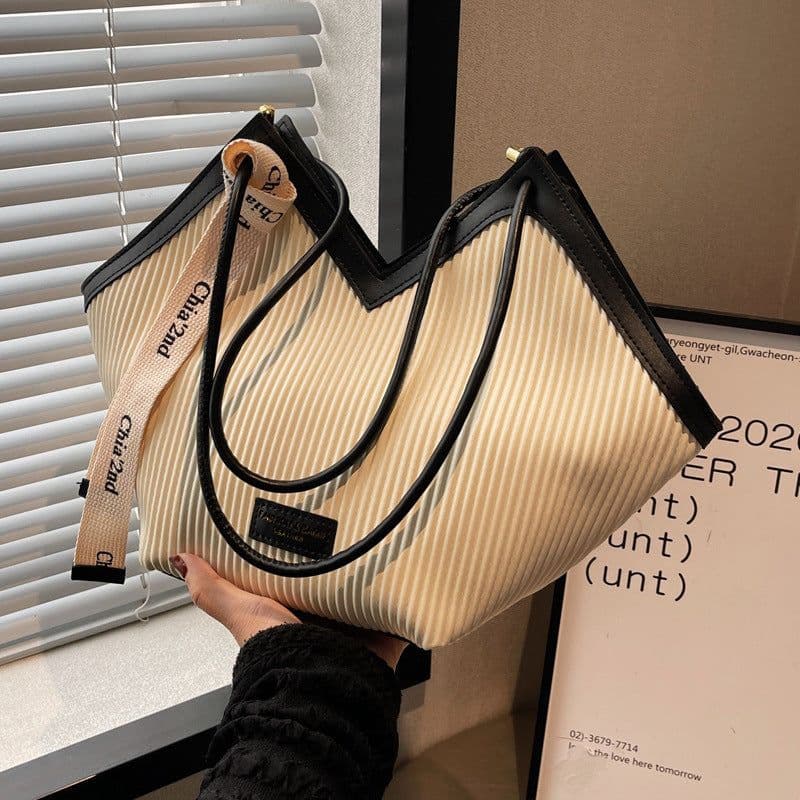 image-This year's popular niche design bags 2022 autumn and winter new women's bags fashion commuting shoulder bag portable tote bag