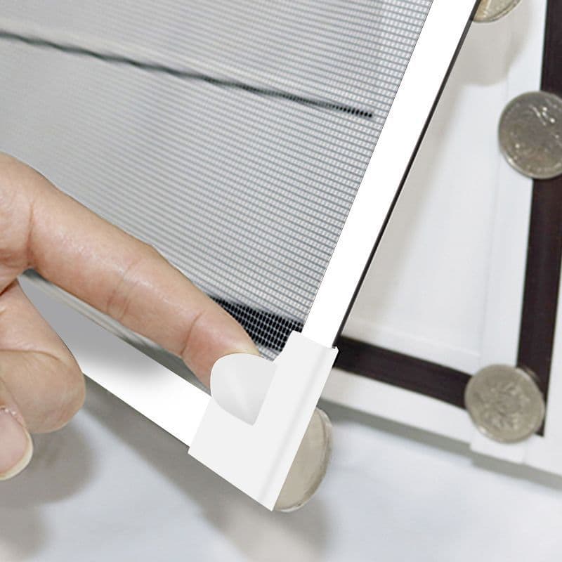 image-Magnetic Screen Window Mesh 170x180cm White
