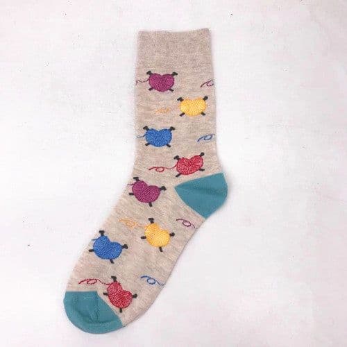 image-Cotton Socks Men's Mid-Tube Casual - Cityscape