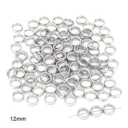 image-DIY Plastic Resin Heart Shape Beads - 25pcs Gold/White/K Set