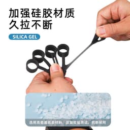 image-Cross-border silicone finger trainer 5-finger wrist puller finger strength finger rehabilitation belt flexion and extension vein trainer