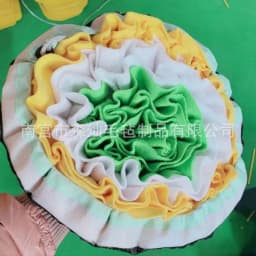 image-Felt Pet Decompression Toy - Yellow Dog Training Mat