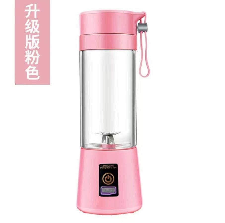image-New Juicing Cup High Power Rechargeable Electric Juicer Fully Automatic Multifunctional Double Cup Juicer Gift Wholesale