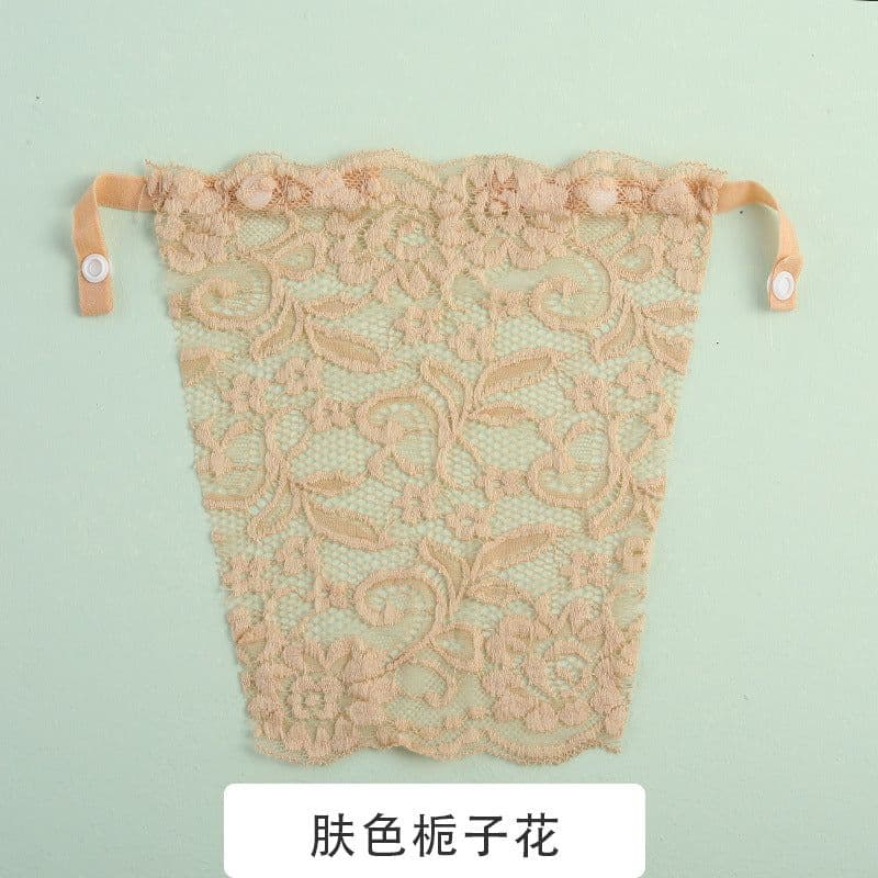 image-Lace Bralette Triangle Cup - White Anti-Light