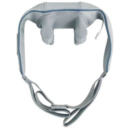 image-Rechargeable Trapezius Massager - Infrared PU Hot Compress - 6 Heads - Milk White