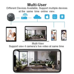 image-Factory Wholesale A9 HD Wireless Smart Home Camera Outdoor Sports Drone