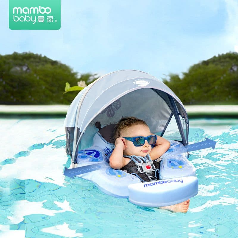 image-Manbao Baby Swimming Ring - Large Infant Butterfly