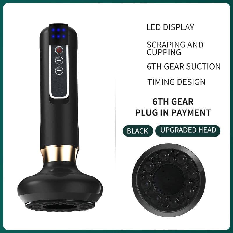 image-Rechargeable Heating Scraping Massage Device - White