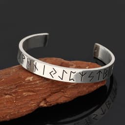image-Nordic Mythology Viking Runes Bracelet - Stainless Steel Unisex Jewelry