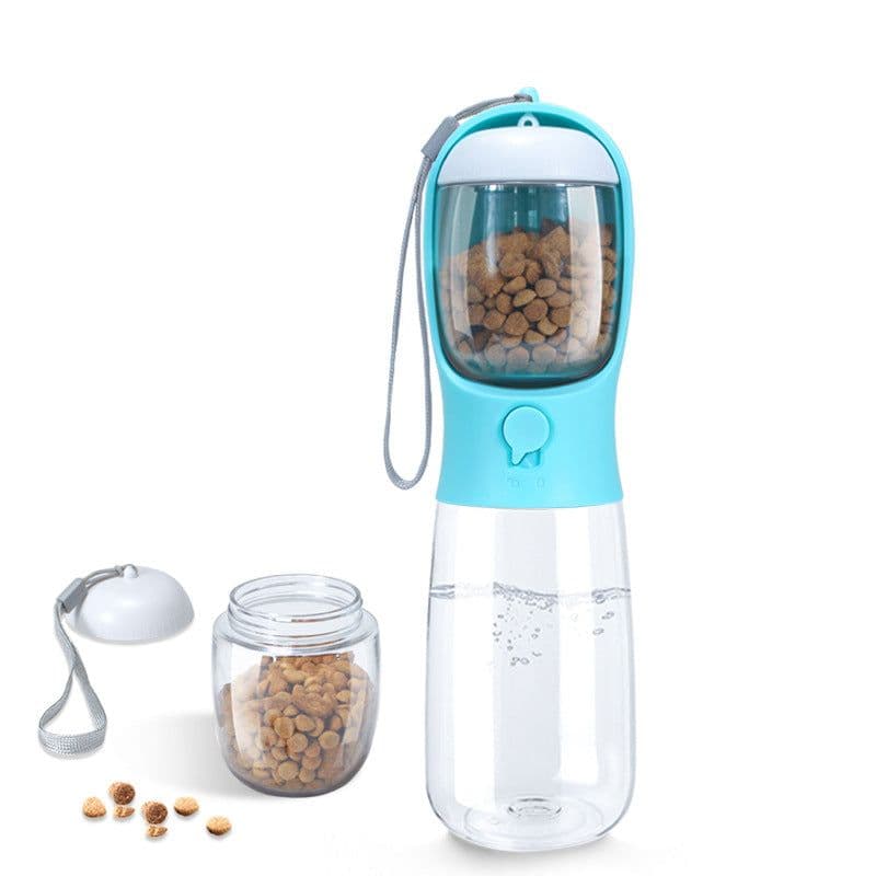image-Large-capacity pet dog food kettle accompanying cup cat and dog outdoor portable water cup dog drinking fountain manufacturers wholesale