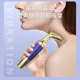 image-2024 Purple Neck Massager for Wrinkle Reduction, New Beauty Device MGE-018