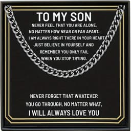 image-Cuban Link Copper Necklace - Women's Cross Chain