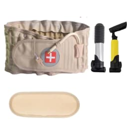 image-Shenzhen factory inflatable waist belt elderly health care products waist lumbar traction belt lumbar traction device