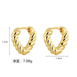 image-French Elegant Earrings - Retro Metal Style