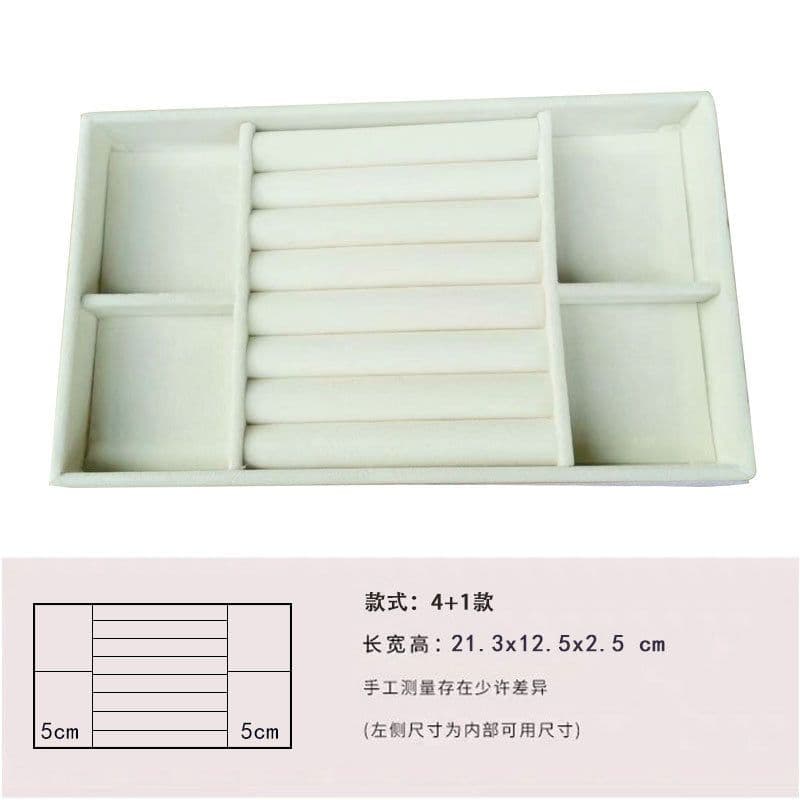 image-Jewelry Storage Tray - Desktop Organizer